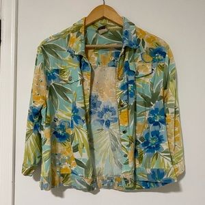 Women’s floral light weight jacket